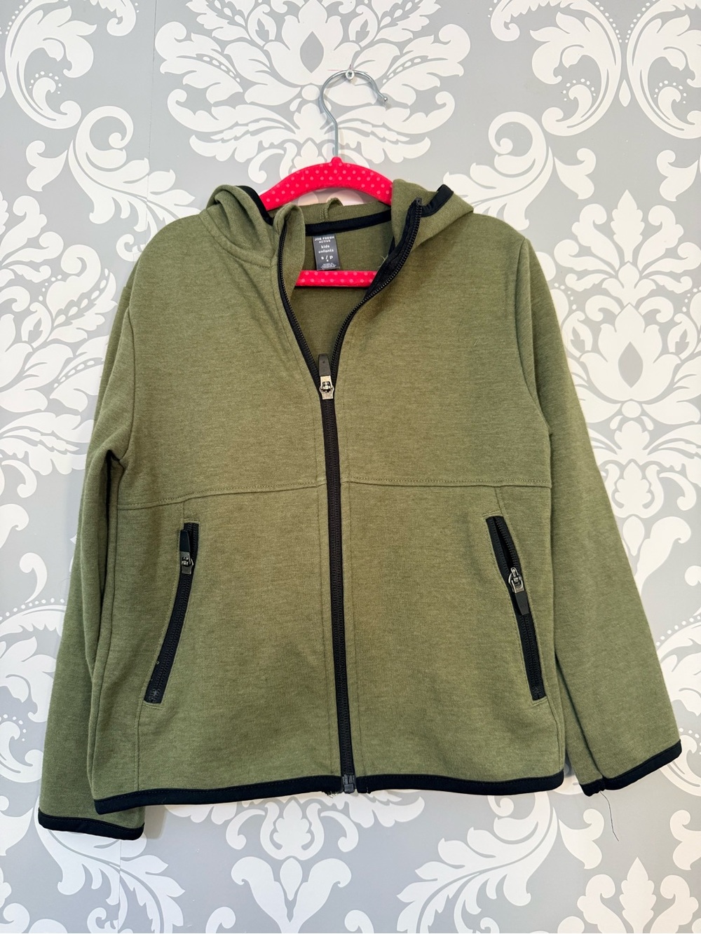 💫4/$25 • Joe Fresh Olive Green Zip-Up Hoodie Jacket